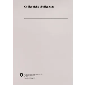 Codice delle obbligazioni, CO, 1.1.2026