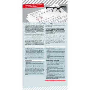 Scheda dati sicurezza prodotti chimici