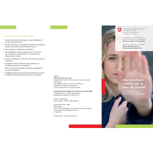 Flyer Harcèlement sexuel lieu de travail