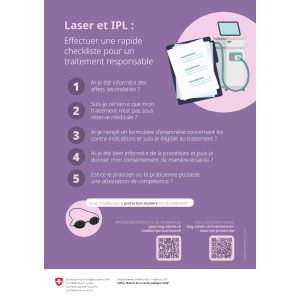 Laser et IPL - Checkliste A3