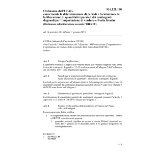 O sulla liberazione secondo l'OIEVFF
