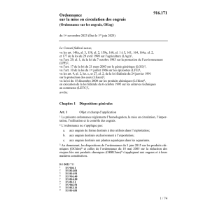 O sur la mise le commerce engrais OEng