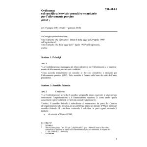 O sanitario allevamento porcino OSSP