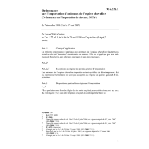 O sur les chevaux, OIEAC