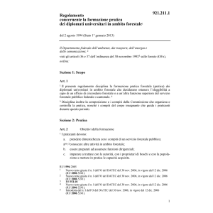 R formazione pratica forestali