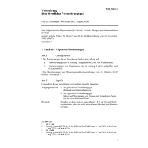 V forstliches Vermehrungsgut v. 29.11.94