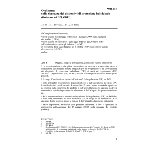 O sui DPI, ODPI del 25.10.17