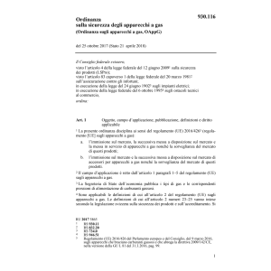 O sugli apparecchi a gas, OAppG,25.10.17