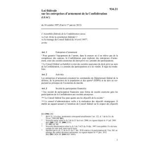 LF entreprises d'armement / Conf.