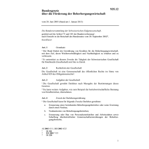 BG Förderung Beherberungswirtschaft
