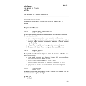 O LF lotterie/scommesse profess., OLLS