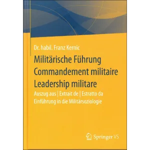 Einführung Militärsoziologie, Band 1 FR