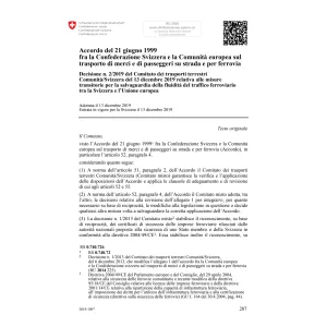 Acc. trasporto merci e passeggeri 2/2019