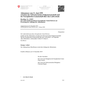 Abk. Luftverkehr 2/2019