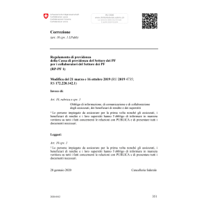 Correzione (RP-PF 1) Mod. 16.10.19
