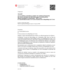 Ac. résultats d’inspection BPF CF-Corée