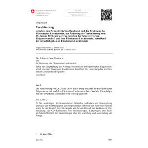Vereinb. Schweiz. BR. Reg. Liechtenstein