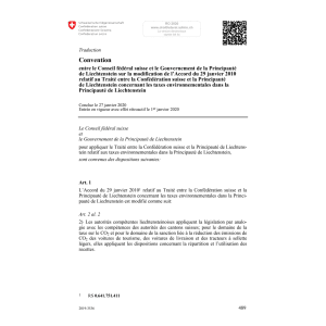 Conv. CFS Gouvernement Liechtenstein