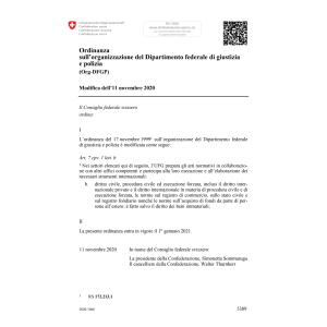 O organizzazione (Org-DFGP) Mod.11.11.20