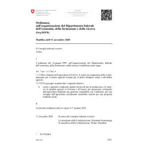 O organizzazione (Org-DEFR) Mod.11.11.20