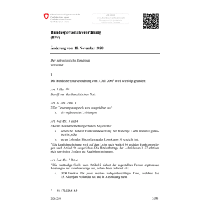 V Bundespersonalverordnung Änd. 18.11.20