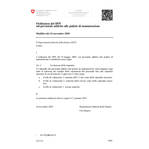 O pers. addetto pulizie Mod. 24.11.20