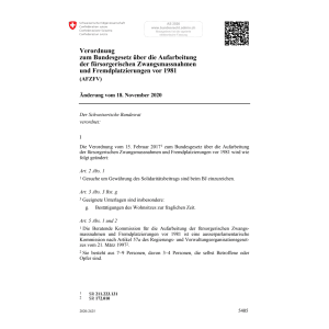 V Zwangsmassnahmen (AFZFV) Änd. 18.11.20
