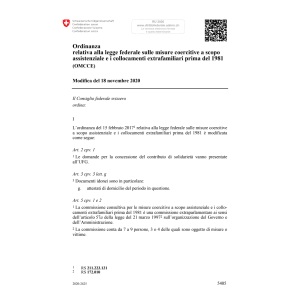 O misure coercitive (OMCCE) Mod.18.11.20