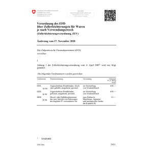 V Zollerleichterung (ZEV) Änd. 17.11.20