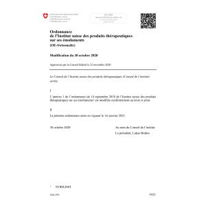 O (OE-Swissmedic) Mod. 30.10.2020
