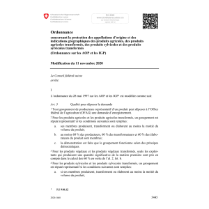O (AOP et les IGP) Mod. 11.11.2020