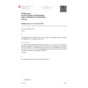 O systèmes info agriculture Mod 11.11.20