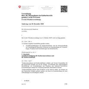 Covid-19-Kulturv. Änd. 18.12.2020