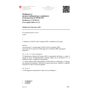 O 3 COVID-19 Test rapidi Mod. 18.12.20