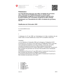 O circulation pers. (OLCP) Mod. 18.12.20