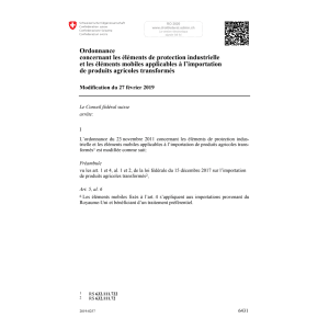 O produits agricoles Mod. 27.02.2019