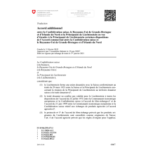Ac. additionnel Conf. sui. Grande-Bretag