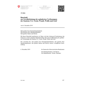 B Gewährl. geänd. Verfassung., 19.066
