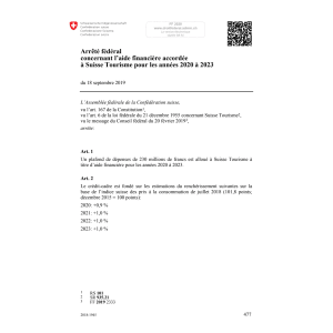 AF aide financière tourisme 2020-2023
