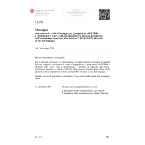 M crediti «SUPERB» sistemi SAP 19.079