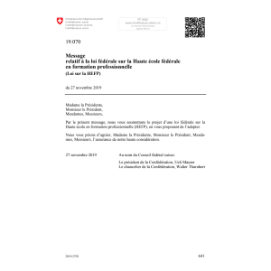 M LF formation professionn. HEFP 19.070