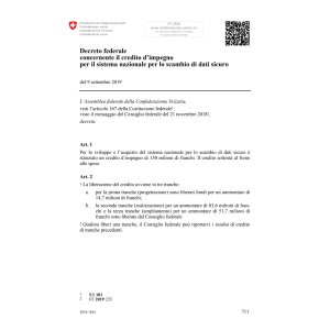 AF credito sis. naz. scambio dati sicuro