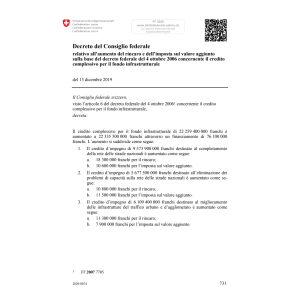 DCF aumento rincaro imposta sul valore