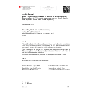 AF contribution Suisse domaine migration