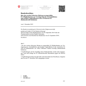 BB Beitrag Rahmenkredit Kohäsion