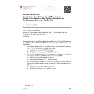 BRB Aufstockung Teuerung Mehrwertsteuer