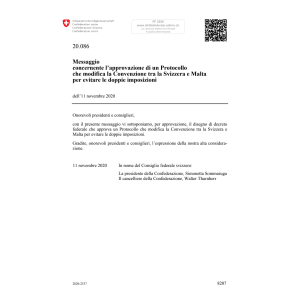 M Conv. Sui Malta imposizioni 20.086