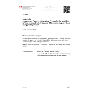 M Conv. Sui Li imposizioni 20.085