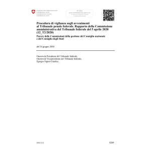 Procedura vigilanza 5.4.2020
