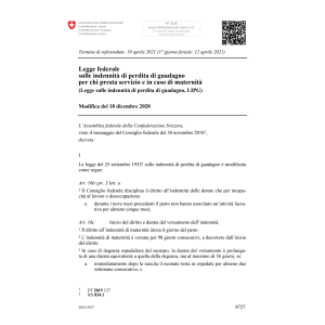 L indennità perd guadagno Mod 18.12.20